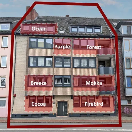 Westersuites - Cocoa - 1br Zentral Wlan 2 Betten Kueche Apartment