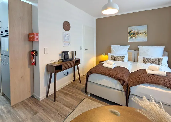 Westersuites - Cocoa - 1br Zentral Wlan 2 Betten Kueche Bremen