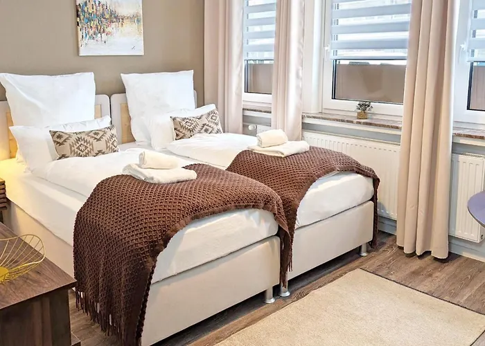 Westersuites - Cocoa - 1br Zentral Wlan 2 Betten Kueche Apartment